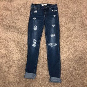 Garage ripped jeans